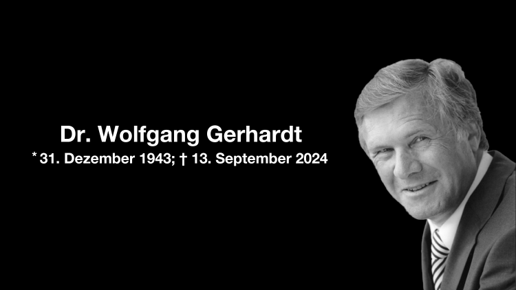 Wolfgang Gerhardt *31. Dezember 1943, †12. September 2024