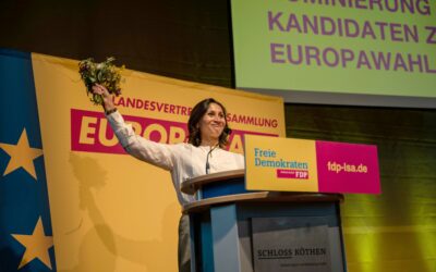 Yvonne von Löbbecke zieht für die FDP Sachsen-Anhalt in den Europawahlkampf
